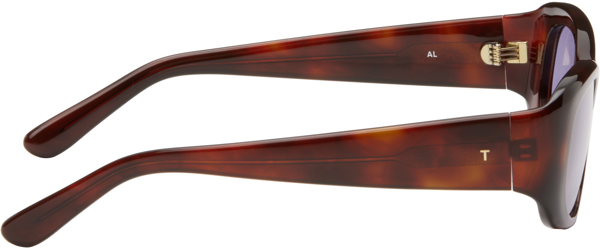THISTLES Brown 'The Al' Sunglasses