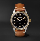 MONTBLANC - 1858 Automatic 40mm Stainless Steel, Bronze and Leather Watch, Ref. No. 117833 - Black