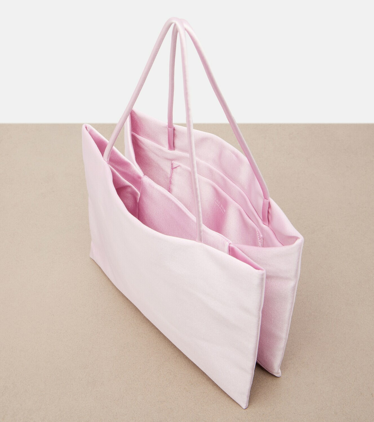 The Row Cecily Medium satin tote bag