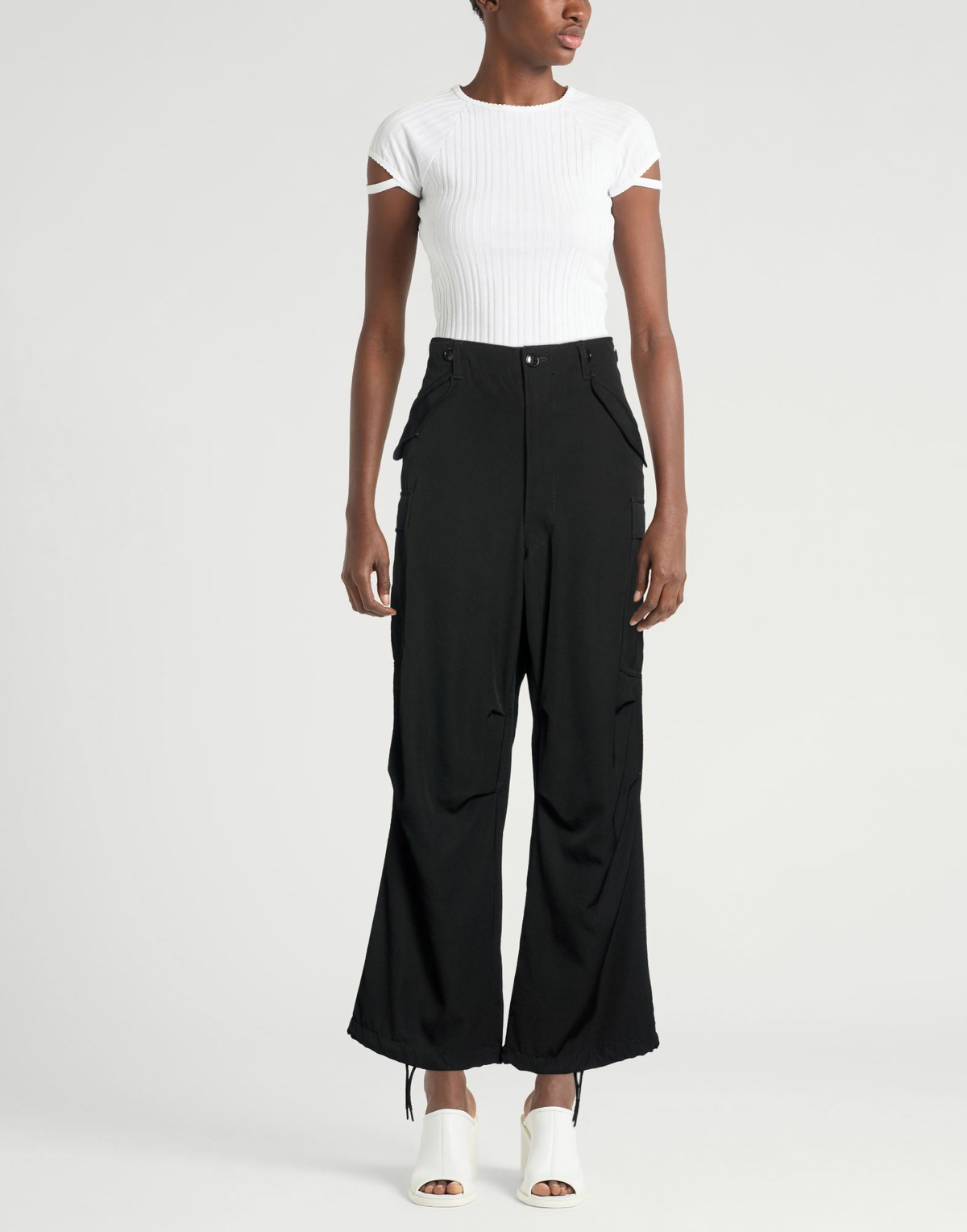 Junya Watanabe Womens Pants in Black