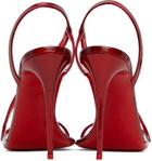 Christian Louboutin Red Rosalie Heeled Sandals