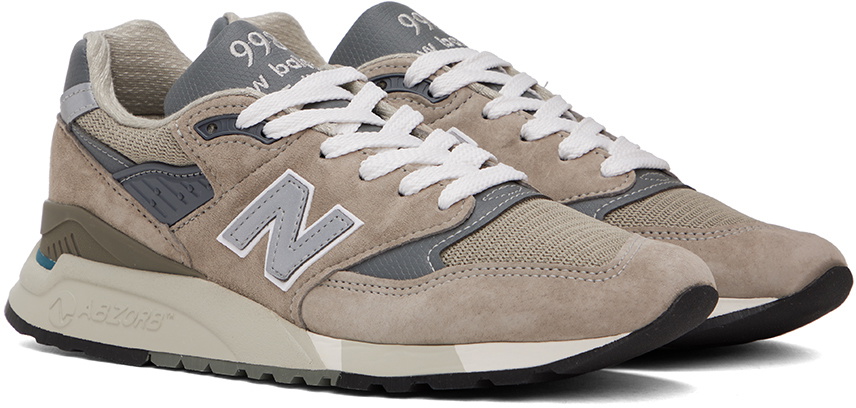 New Balance Gray Made In USA 998 Core Sneakers New Balance