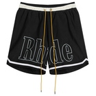 Rhude Men's Basketball Swim Shorts in Black