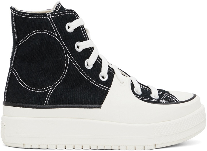 Photo: Converse Black & White Construct Sneakers