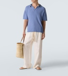 Commas Cotton-blend polo sweater