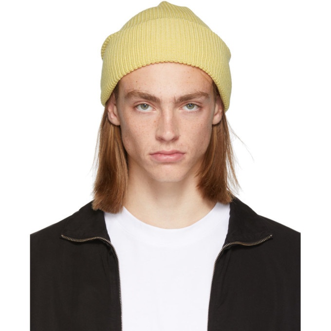 Photo: LHomme Rouge Yellow Worker Hat Beanie