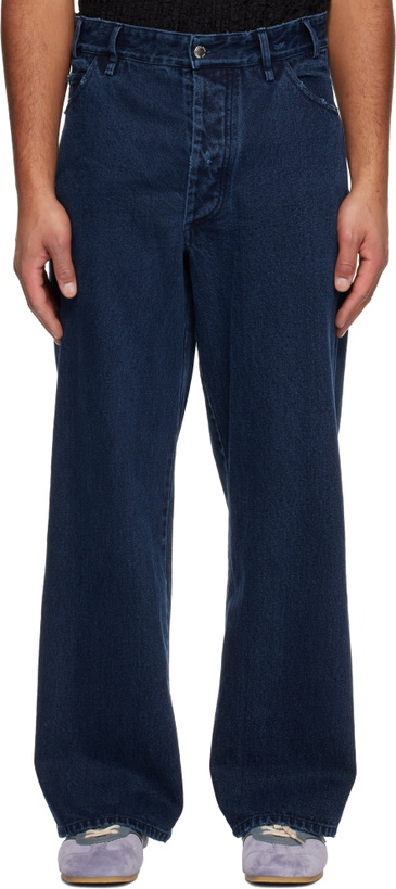 Photo: Song for the Mute Blue Overdye Baggy Jeans