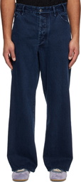 Song for the Mute Blue Overdye Baggy Jeans
