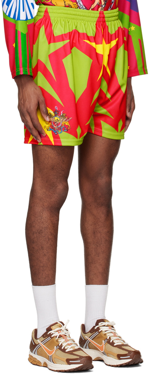 Liberal Youth Ministry Green Printed Shorts