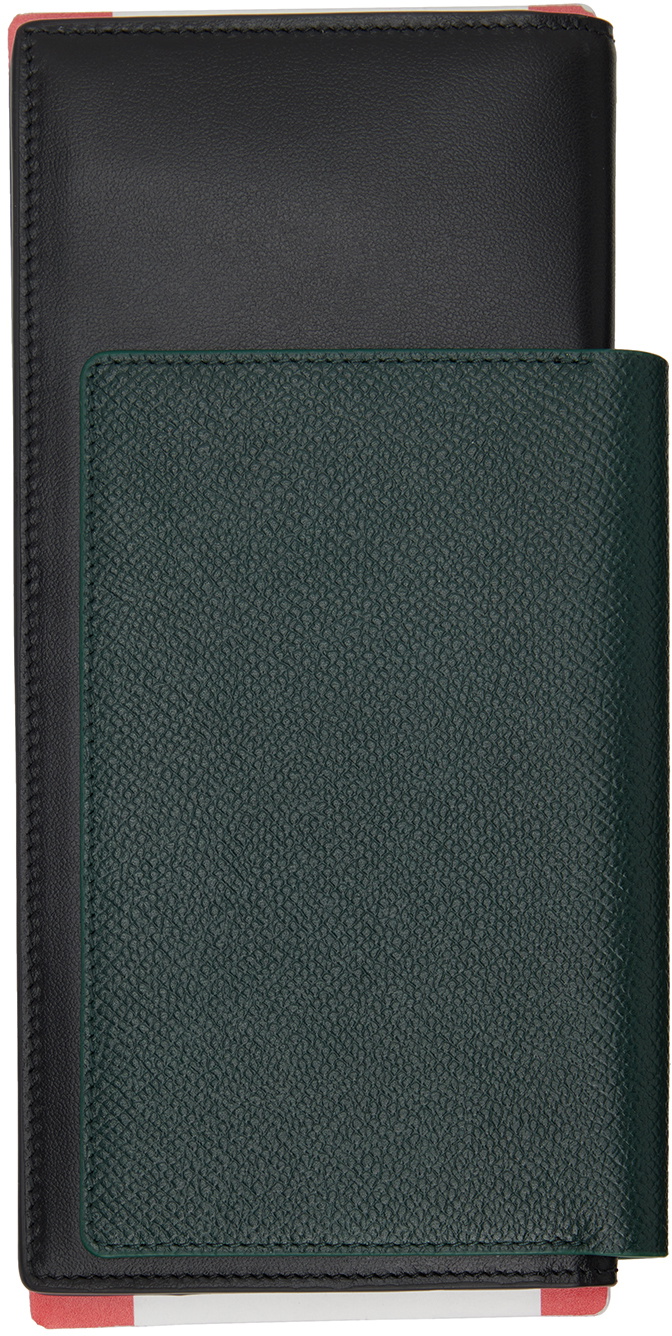 Balenciaga Green Passport Long 1 Ticket Wallet Balenciaga