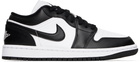 Nike Jordan White &. Black Air Jordan 1 Low Sneakers