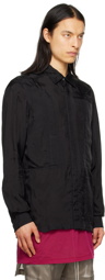 Rick Owens Black Fogpocket Shirt