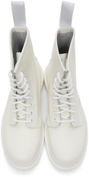 Dr. Martens White Mono 1460 Boots