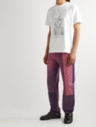 Marine Serre - Printed Cotton-Jersey T-Shirt - White