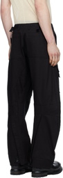 JiyongKim Gray Curved Wrap Trousers