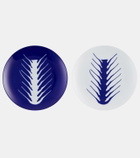 Cassina x Ginori 1735 Arête set of 2 dessert plates