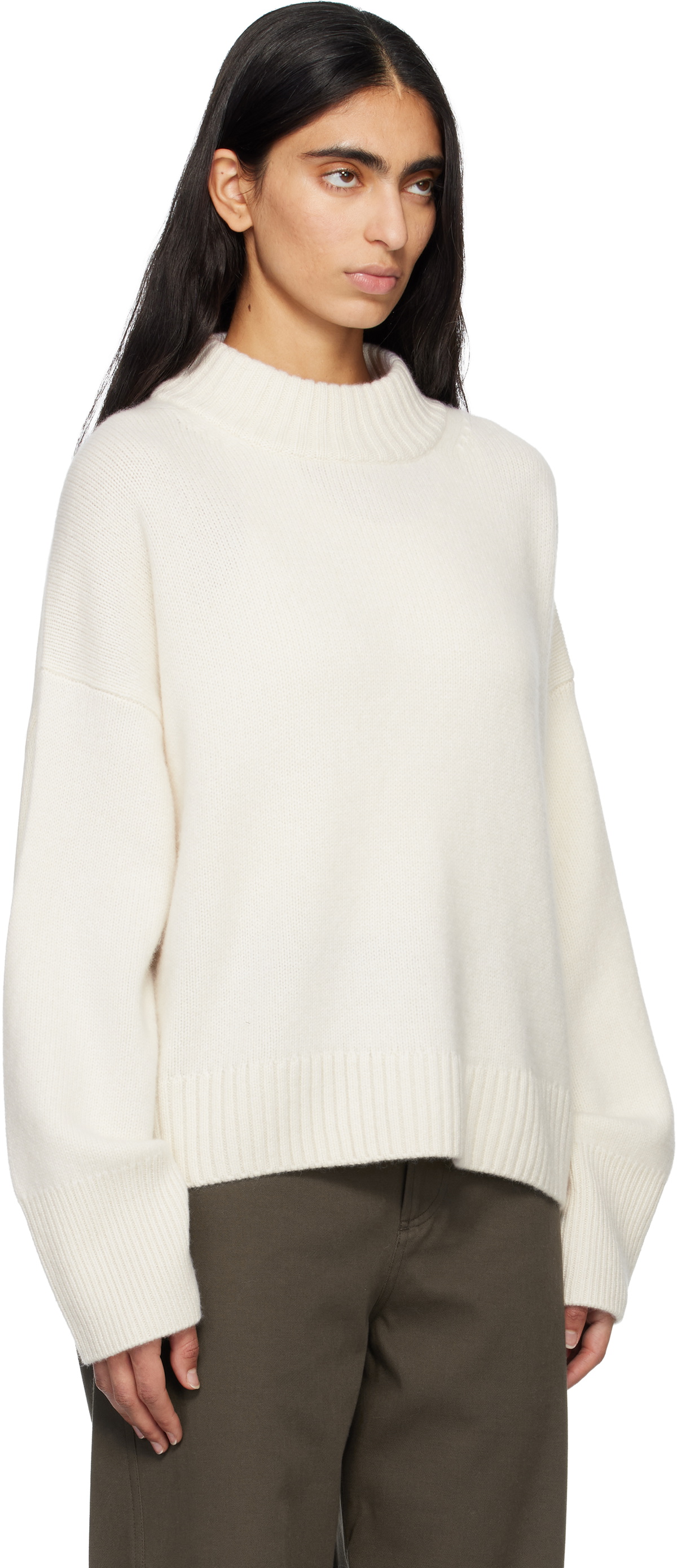 arch4 White Rozzie Sweater