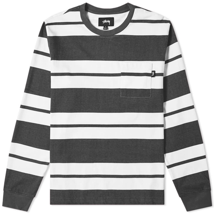 Photo: Stussy Franklin Stripe Crew Sweat