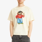 MARKET Men's Fit Check Bear T-Shirt in Butter-Cream