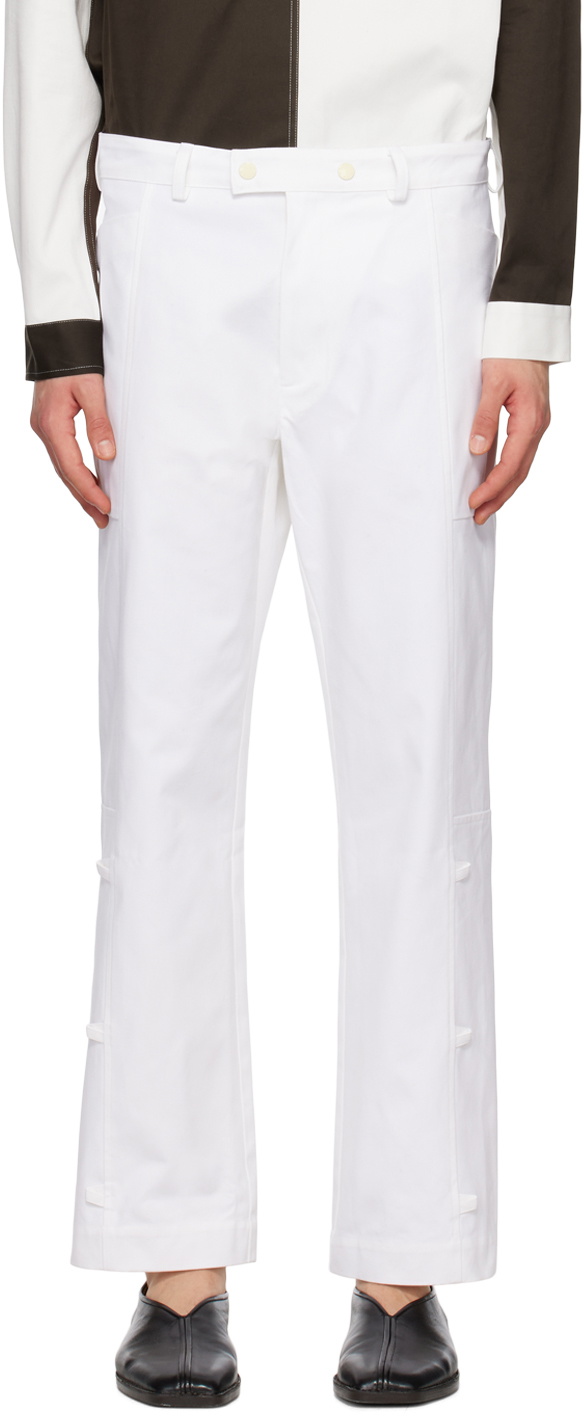 3MAN White Chippie Trousers