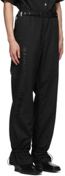 Hood by Air Black Light Canvas Trousers