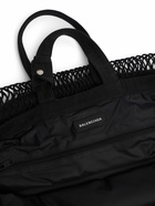 BALENCIAGA Medium 24/7 Canvas & Fishnet Tote Bags