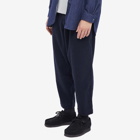 Universal Works Men's Soft Wool Pleated Track Pant in Navy