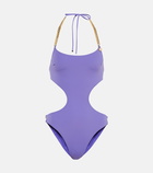 Stella McCartney - Chain-trimmed swimsuit