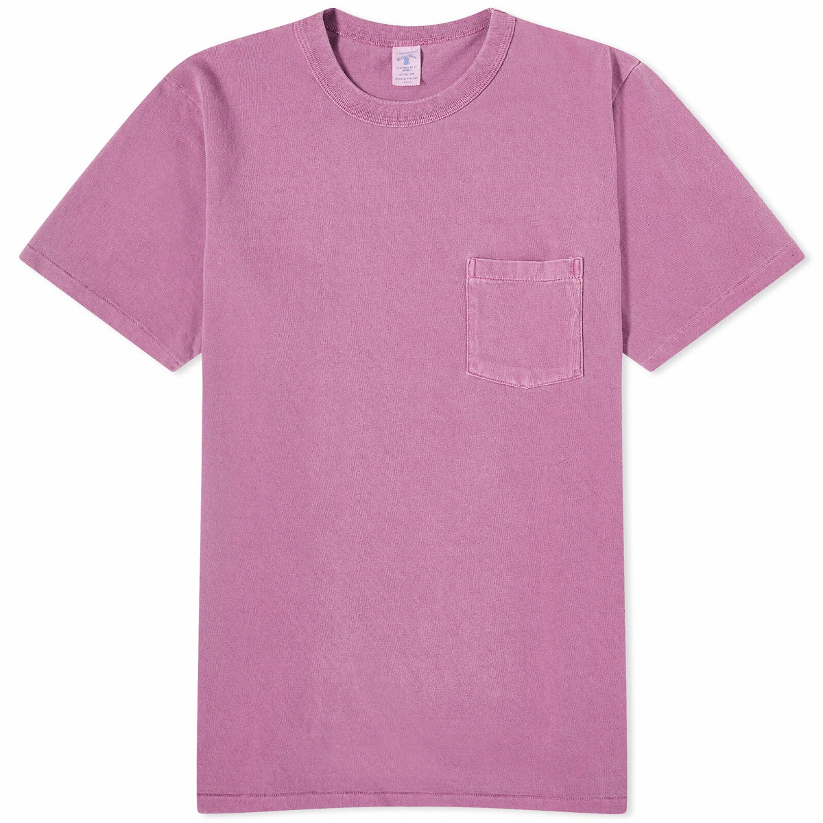Photo: Velva Sheen Men's Pigment Dyed Pocket T-Shirt in Plum