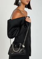 Stella Mccartney Falabella Mini Sequin Cross-body bag - Black - One Size
