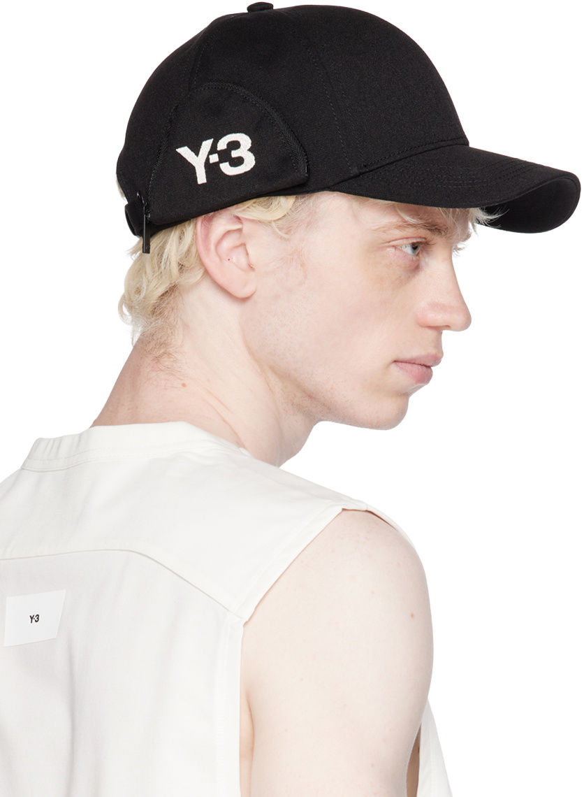 Y-3 Black Pocket Cap Y-3