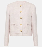 Blazé Milano Shamo linen-blend bouclé jacket