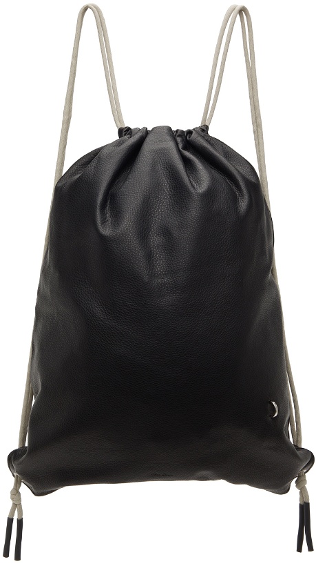 Photo: Rick Owens Black & Grey Large Drawstring Backpack