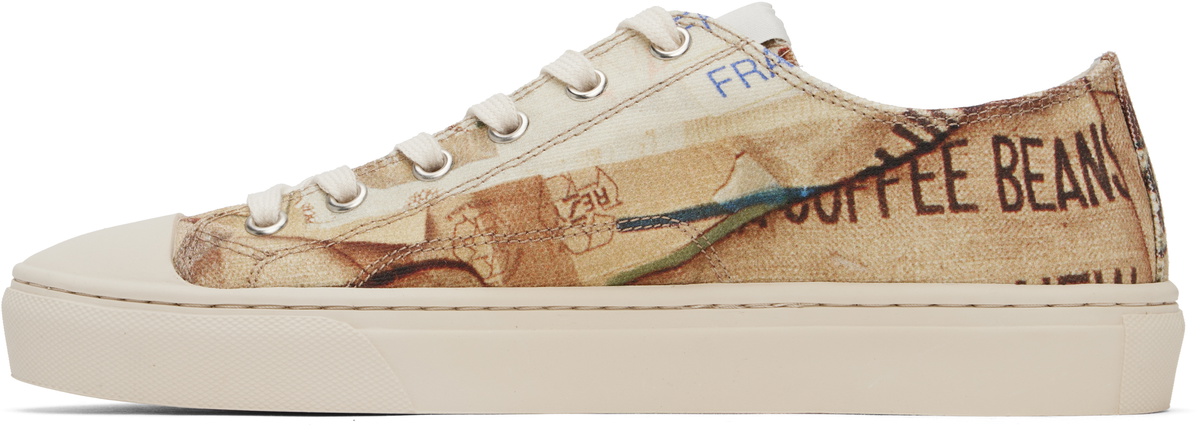 Vivienne Westwood Beige Low Top Plimsoll Sneakers Vivienne