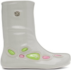 Rombaut SSENSE Exclusive Off-White Alien Barefoot Boots