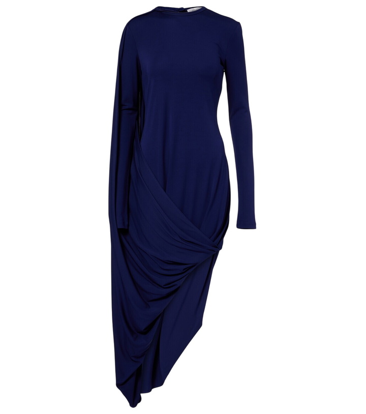 Photo: Sportmax Ariete 1234 draped jersey maxi dress