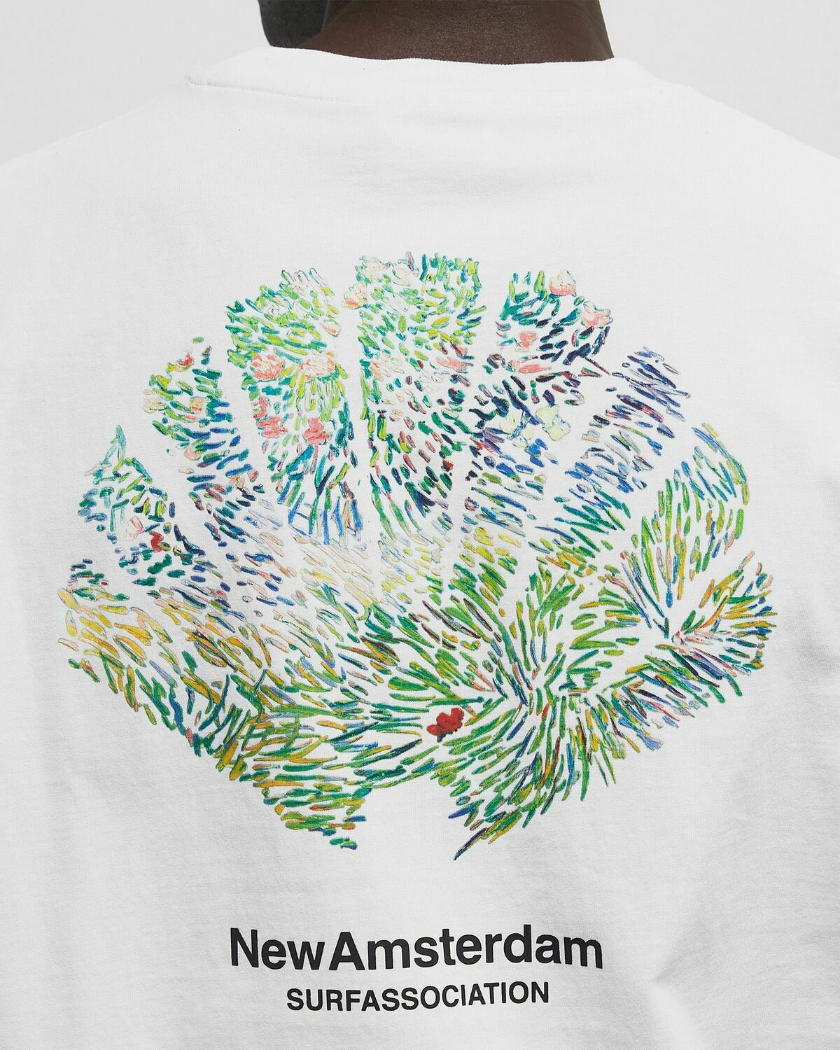 New Amsterdam TALL GRASS TEE White Mens Shortsleefe