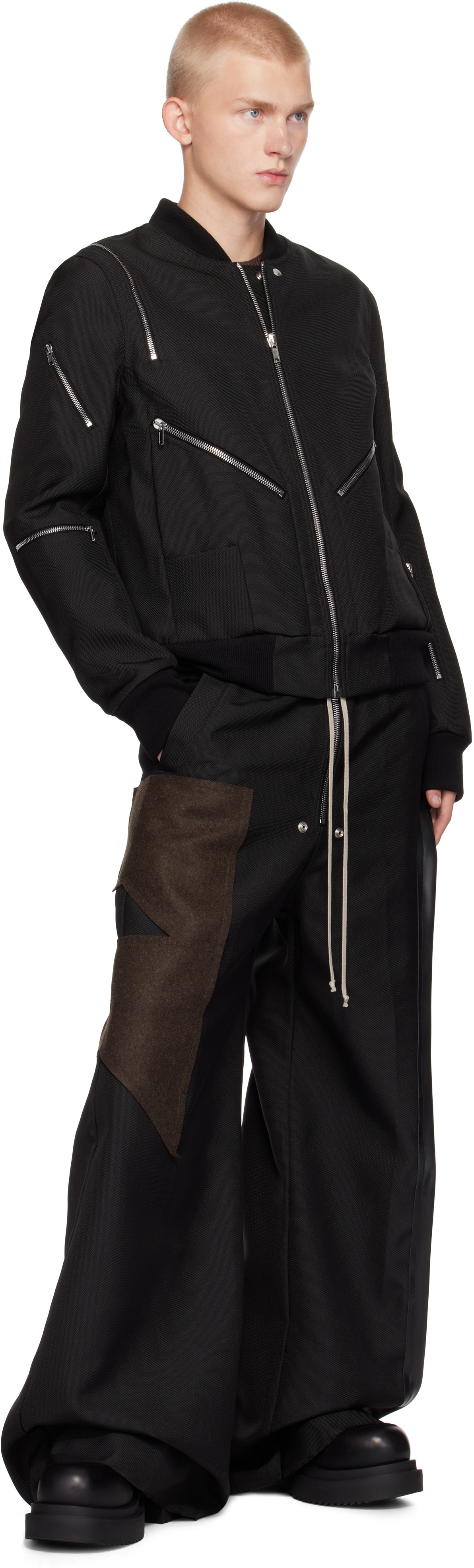 Rick Owens Black Porterville Wide Bela Trousers Rick Owens