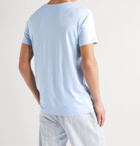DEREK ROSE - Basel Stretch Micro Modal Jersey T-Shirt - Blue