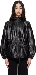 MACKAGE Black Isha Balloon Sleeve Rain Jacket