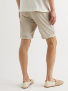 THOM SWEENEY - Stretch-Cotton Twill Chino Shorts - Neutrals