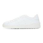 Valentino White Valentino Garavani Rockstud Untitled Sneakers