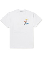 GENERAL ADMISSION - Printed Cotton-Jersey T-Shirt - White