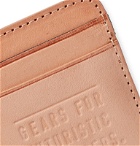 Human Made - Debossed Leather Bifold Cardholder - Neutrals