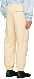 Solid Homme Beige String Lounge Pants