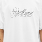 Soulland Men's Hand Drawn Logo T-Shirt in White