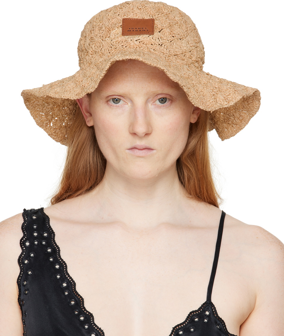 Isabel Marant Beige Tulum Raffia Hat Isabel Marant