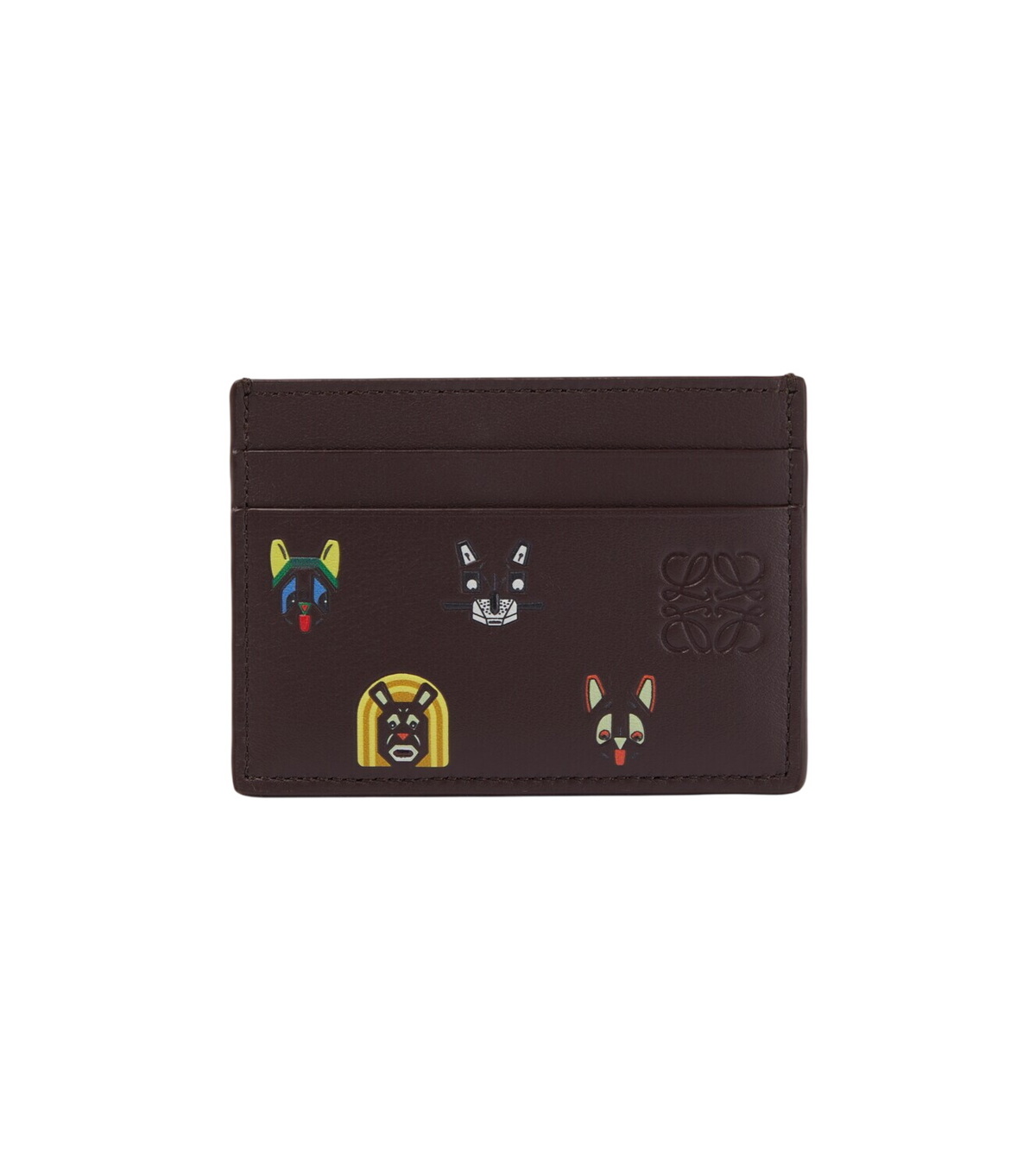 Loewe x Suna Fujita Simple Deep Sea leather card holder Loewe