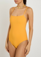Nounou Anita Square-neck Swimsuit Yellow