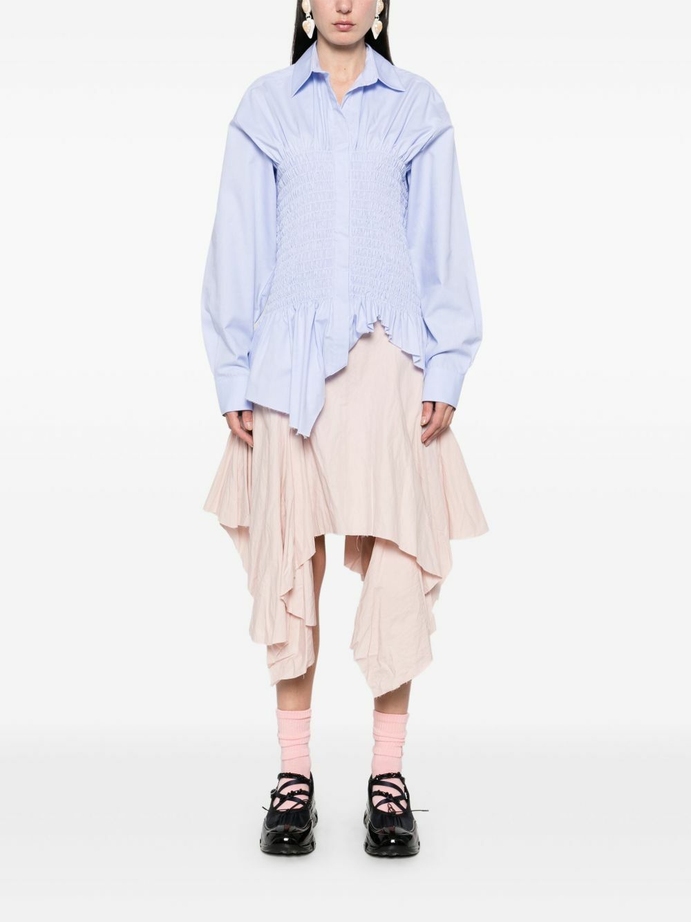 Marques'Almeida Flounce Midi Skirt